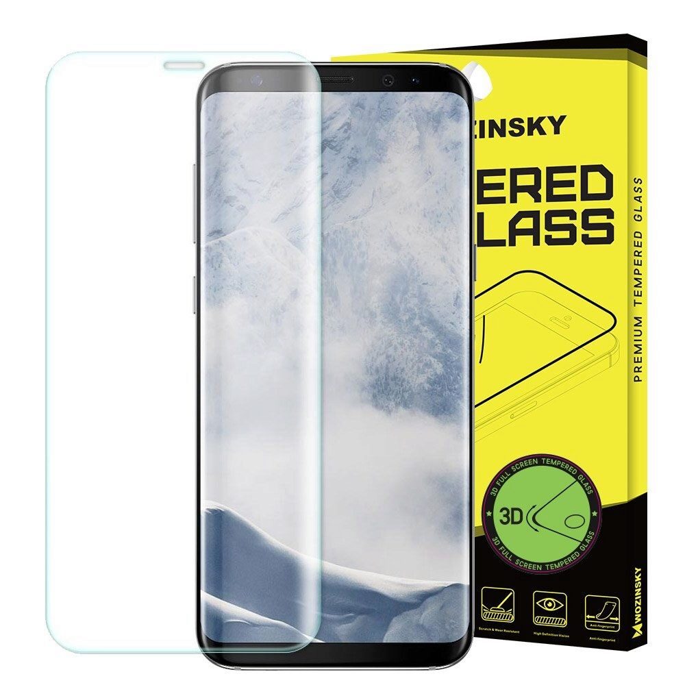 Folie Sticla Wozinsky pentru Samsung Galaxy S9+ Plus, 3D, Full Cover (acopera tot ecranul), Transparent