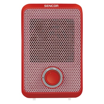 Aeroterma Sencor SFH 6011RD, 600W, 3 niveluri de protectie, Rosu Aeroterma Sencor SFH 6011RD, 600W, 3 niveluri de protectie, Rosu