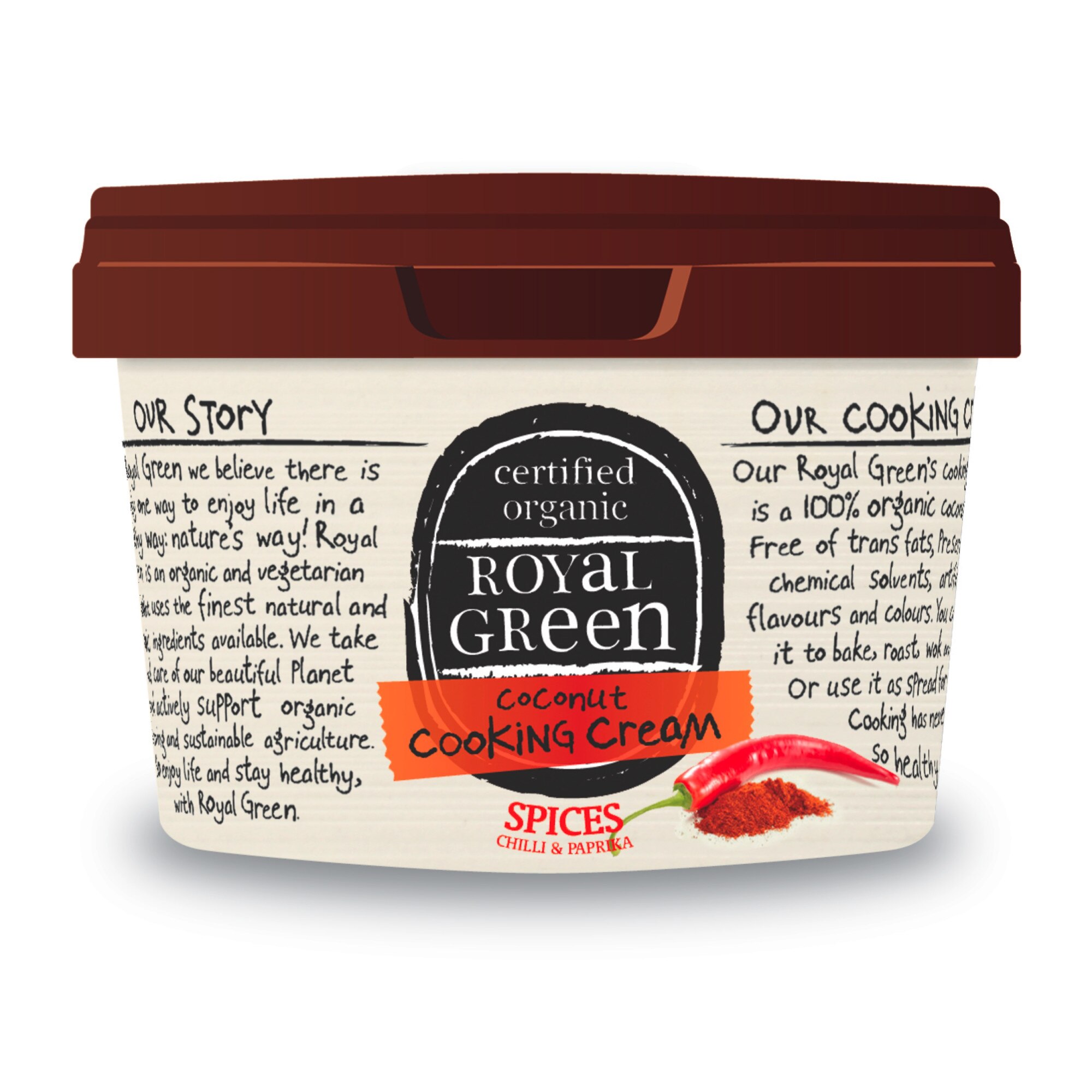 Ulei de cocos Spicy (condimentat), Royal Green, 250 ml