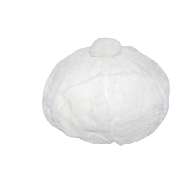 Caciula rafinata cu design de cozorog, D&J Exclusive, Alb, Universal