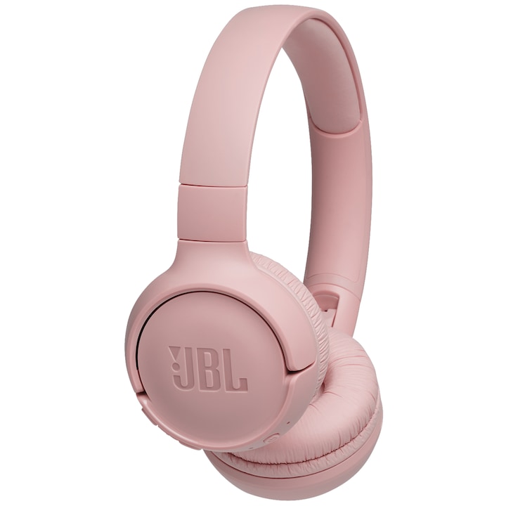 Аудио слушалки JBL Tune 500, Безжични, On-Ear, Bluetooth, Pure Bass Sound, Hands-free Call, 16H, Розови/Pink