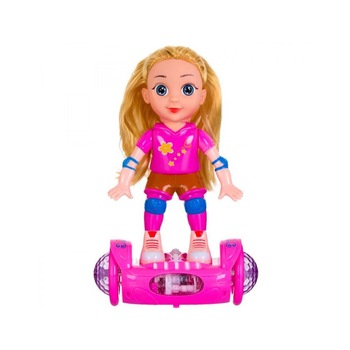 Papusa Ce Se Plimba Pe Hoverboard, Cu Sunet Si Lumini Papusa Ce Se Plimba Pe Hoverboard, Cu Sunet Si Lumini