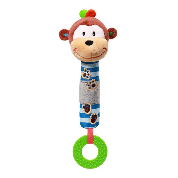Jucarie plus bip-bip Baby Ono Monkey albastru