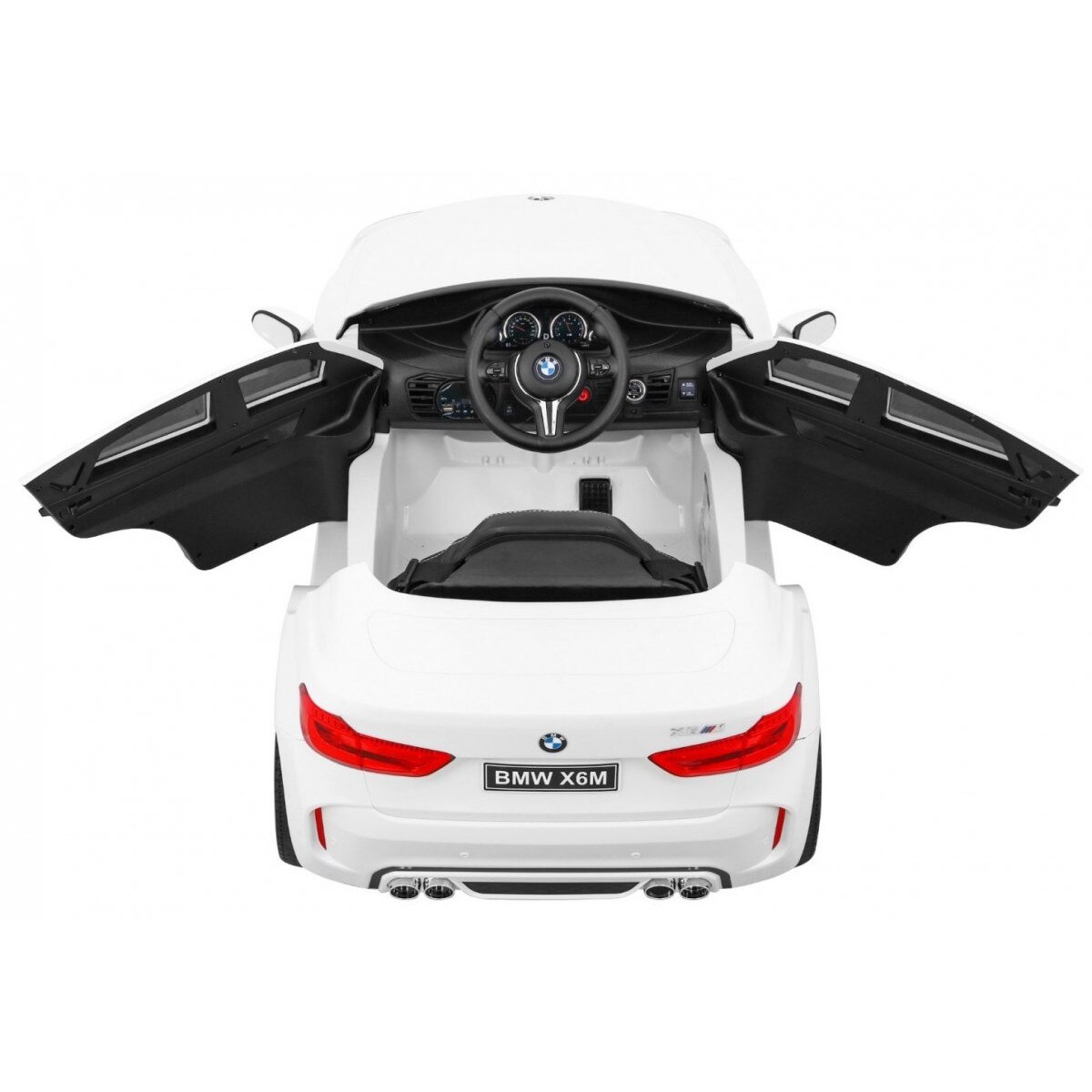 Masinuta electrica pentru copii BMW X6M (2199) Alb - eMAG.ro