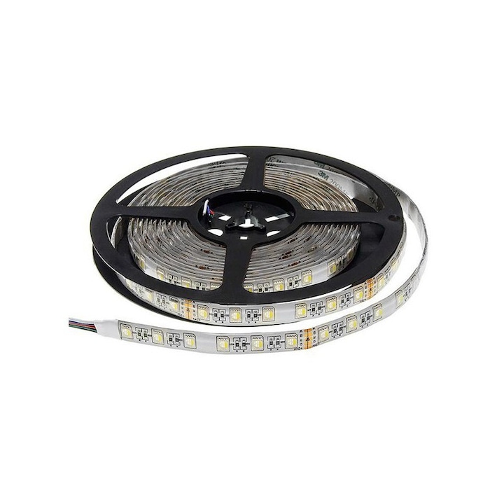LED лента, гама Dall, ролка 5 метра, 24V 5050, 60SMD/M, RGB+БЯЛО, IP65