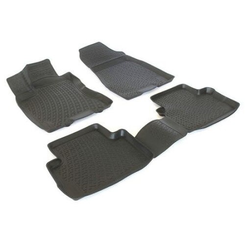 Set 4 covoare/ presuri din cauciuc negru antiaderent PEUGEOT 5008 dupa anul2010
