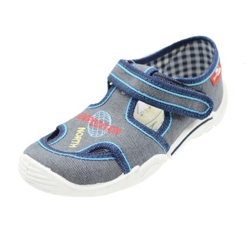 Sandale din panza pentru baieti Renbut 1-23-375G, Bleumarin, 31 Sandale din panza pentru baieti Renbut 1-23-375G, Bleumarin, 31