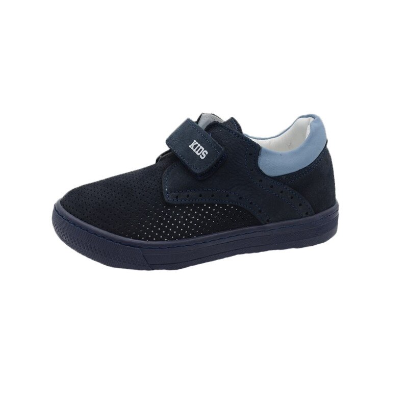 Pantofi ortopedici din piele, pentru baieti, inchidere velcro, Scode, Bleumarin