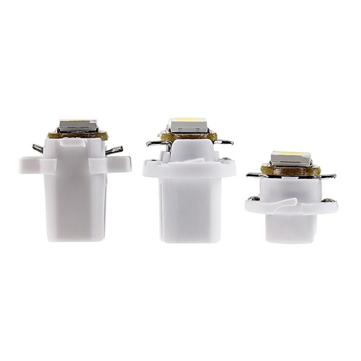 4 db MotoLEDy LED izzó fehér 0.2W B8.4, Bx8.4, órák, pilótafülke