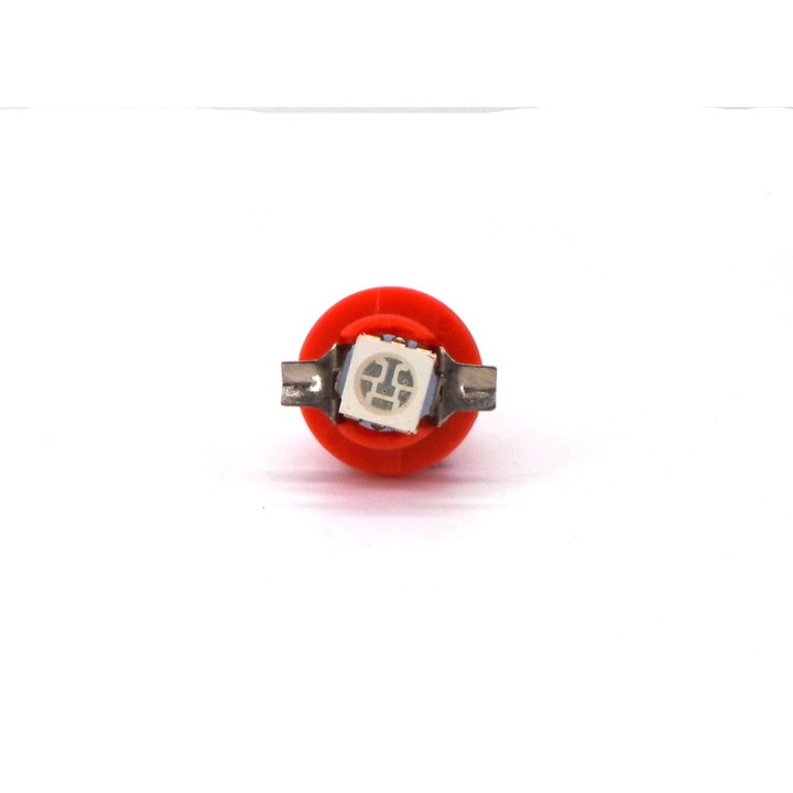 LED крушка MotoLEDy, B8.4, 12 V, 0.25 W, Червен