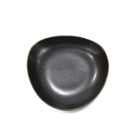 Farfurie portelan adanca pentru supa ANTIQUE BLACK 28cm