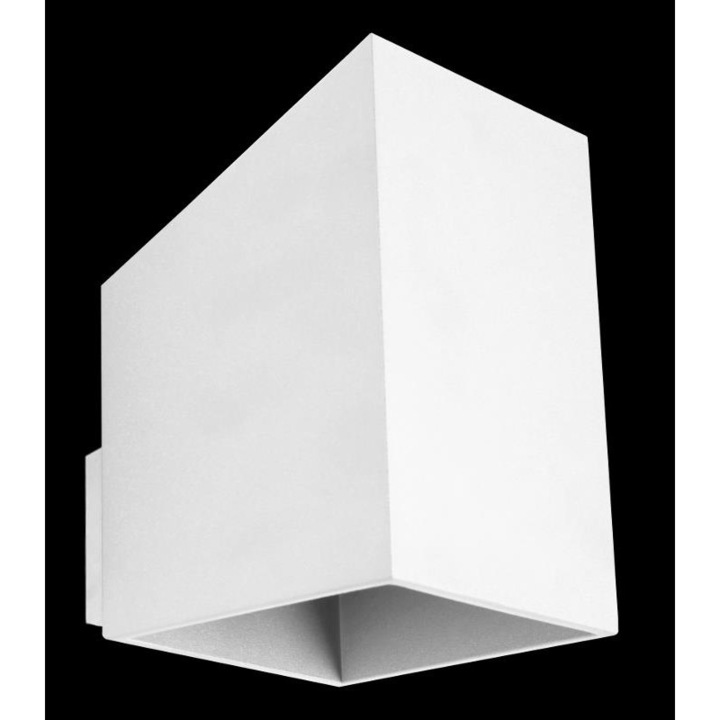 Aplica de perete Lampex Rubik, 1 x 40W, Alb