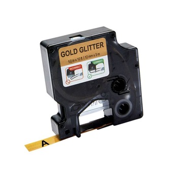 Etichete autocolante, DYMO LabelManager D1, 12mm x 3m, negru/auriu, 2084349 2056090 Etichete autocolante, DYMO LabelManager D1, 12mm x 3m, negru/auriu, 2084349 2056090