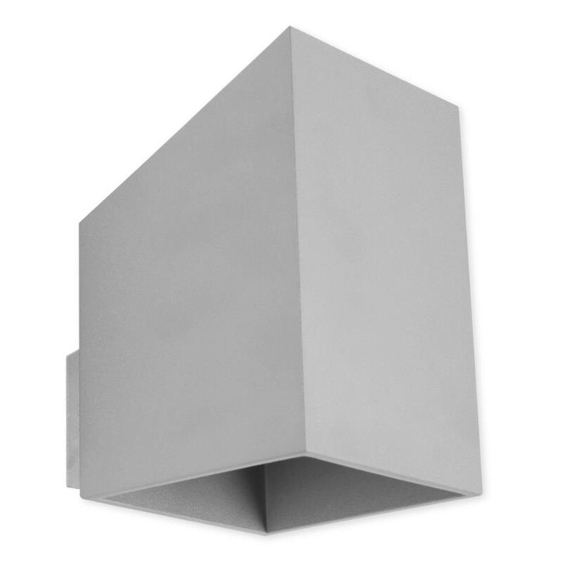 Aplica de perete Rubik Lampex, Gri