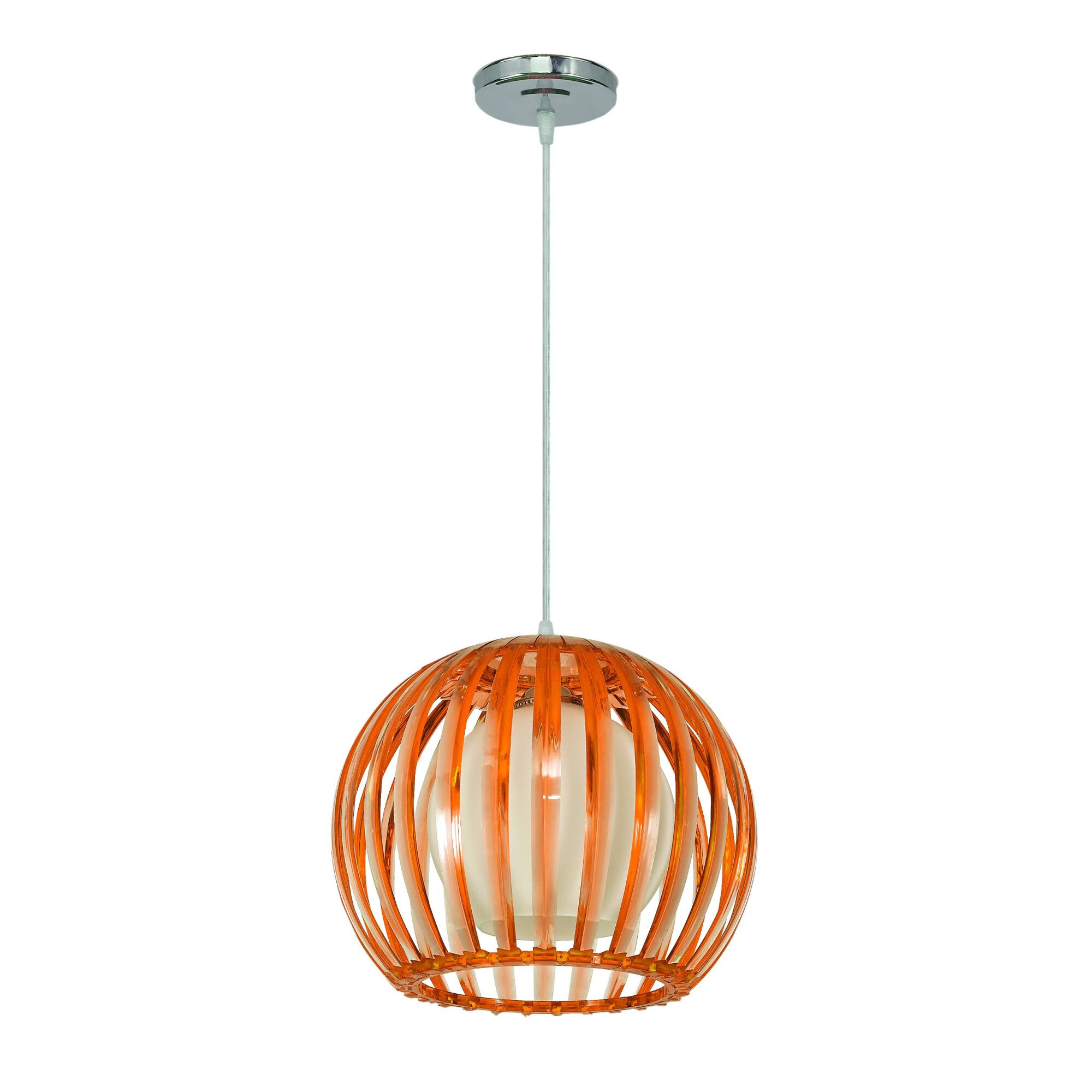 Lampa tip pendul ,,Wenus'', Lampex, 80 cm, 60W, Maro