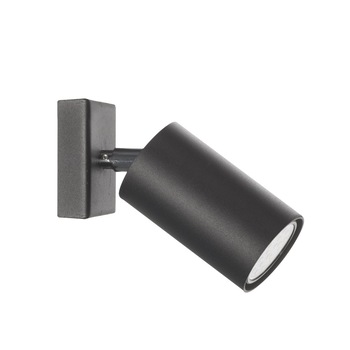 Veioza decorativa Lampex Rolos, GU10, 1x40W, Negru Veioza decorativa Lampex Rolos, GU10, 1x40W, Negru