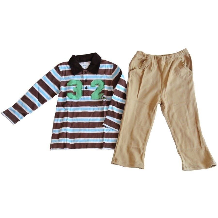 Costumas 2 piese, Spunky Kids, 18 luni, crem, Polo