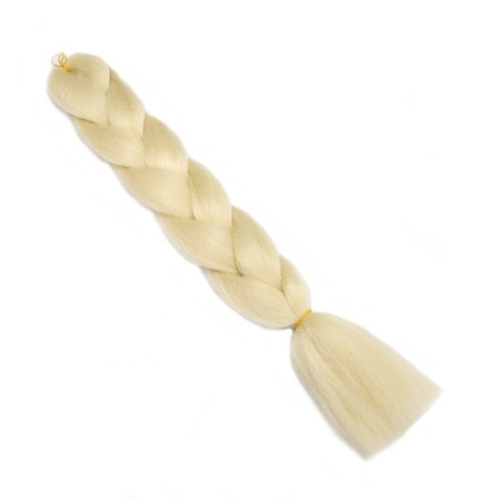 Extensie colorata de par pentru impletituri blond deschis 100 g (par sintetic)
