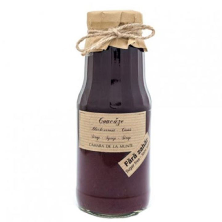 Sirop de coacaze fara zahar 300ml