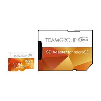 Card de Memorie TeamGroup Color microSDXC 128GB,TCUSDX128GUHS42 Card de Memorie TeamGroup Color microSDXC 128GB,TCUSDX128GUHS42