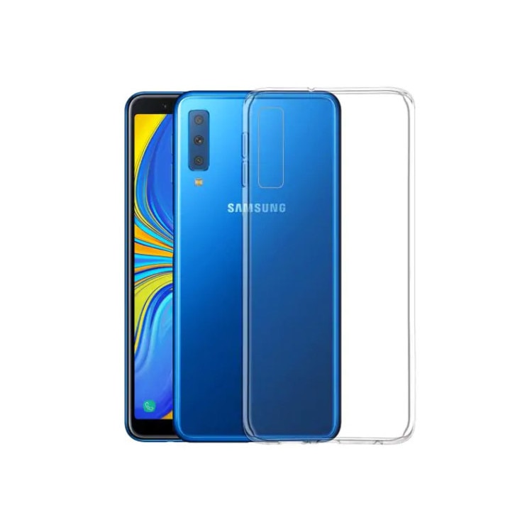 Husa protectie slim, Samsung Galaxy A7 2018, Silicon Transparent
