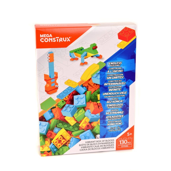 Mega Construx állatos építő szett – 130 db