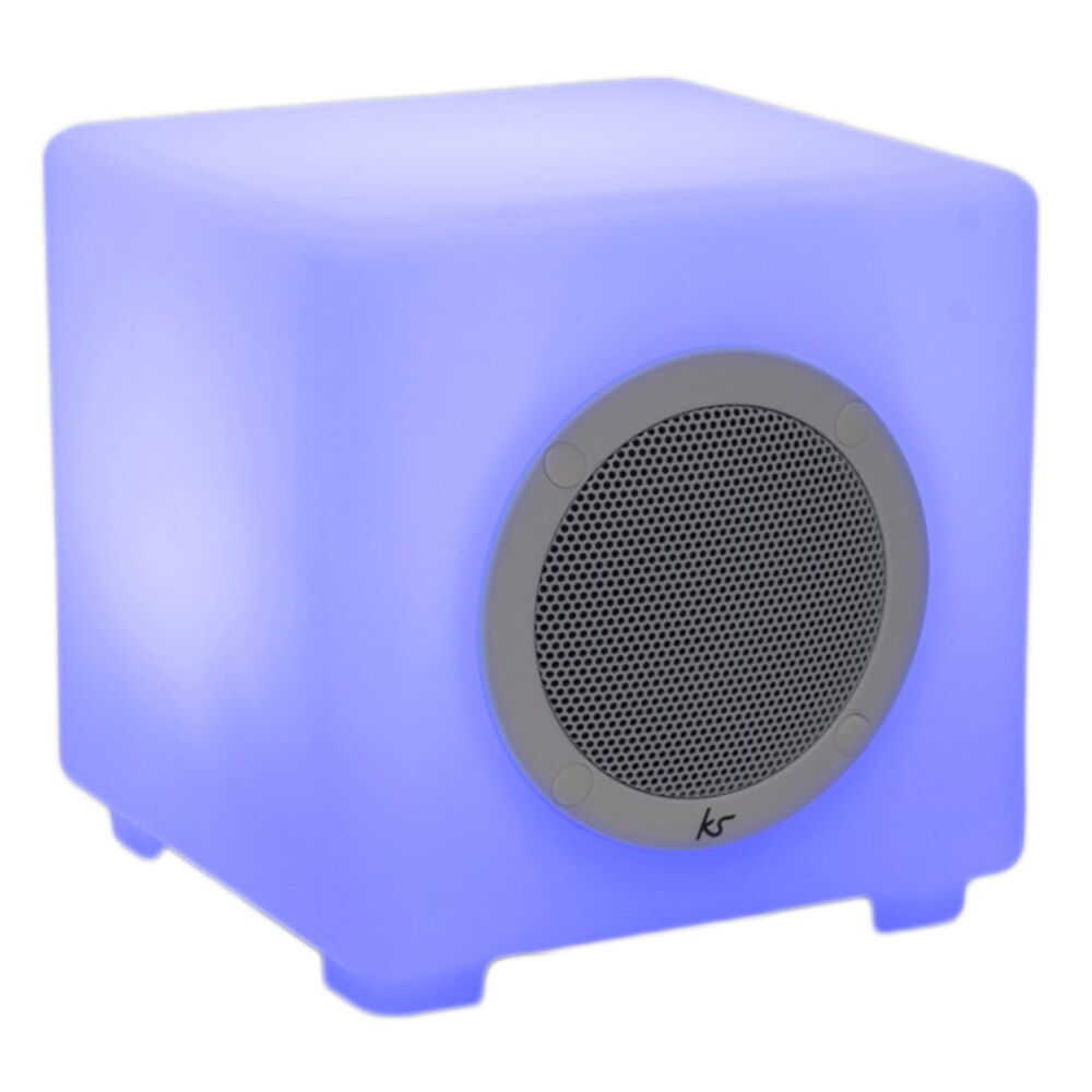 Boxa portabila KitSound Glow, Bluetooth, Multicolor