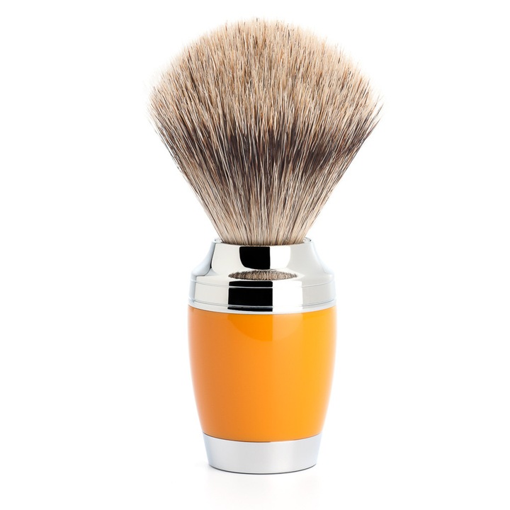 Pamatuf Fine Badger, cu par de bursuc, maner rasina premium - 281K74