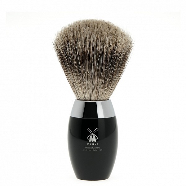 Pamatuf Fine Badger,cu par de bursuc, maner rasina premium - 281K876