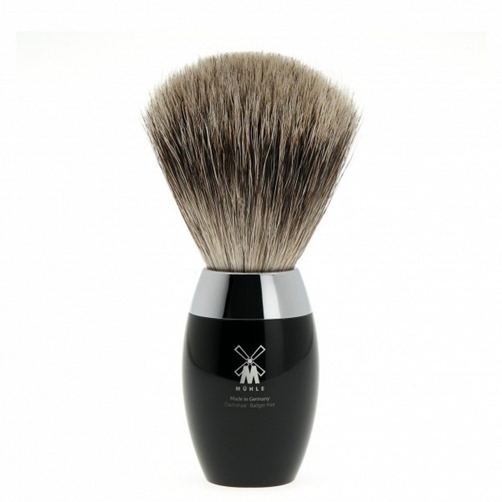 Pamatuf Fine Badger, cu par de bursuc, maner rasina premium - 281K876