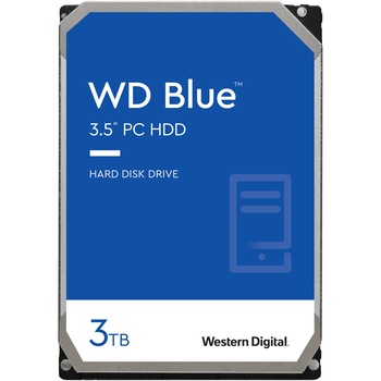 HDD WD Blue 3TB, 5400rpm, 64MB cache, SATA III