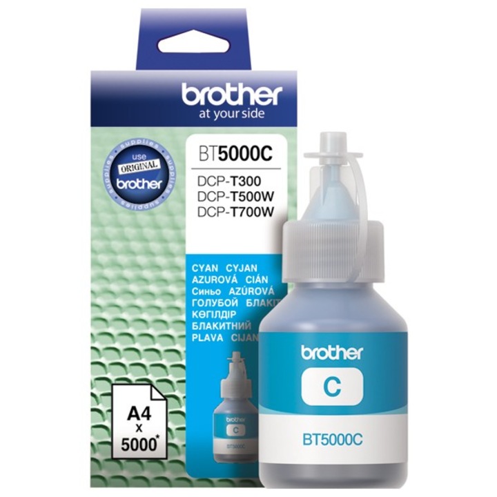 Cerneala Brother BT5000C, Cian