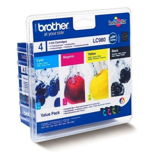 Cartus Brother LC980VALBP Cyan, Magenta, Galben, Negru