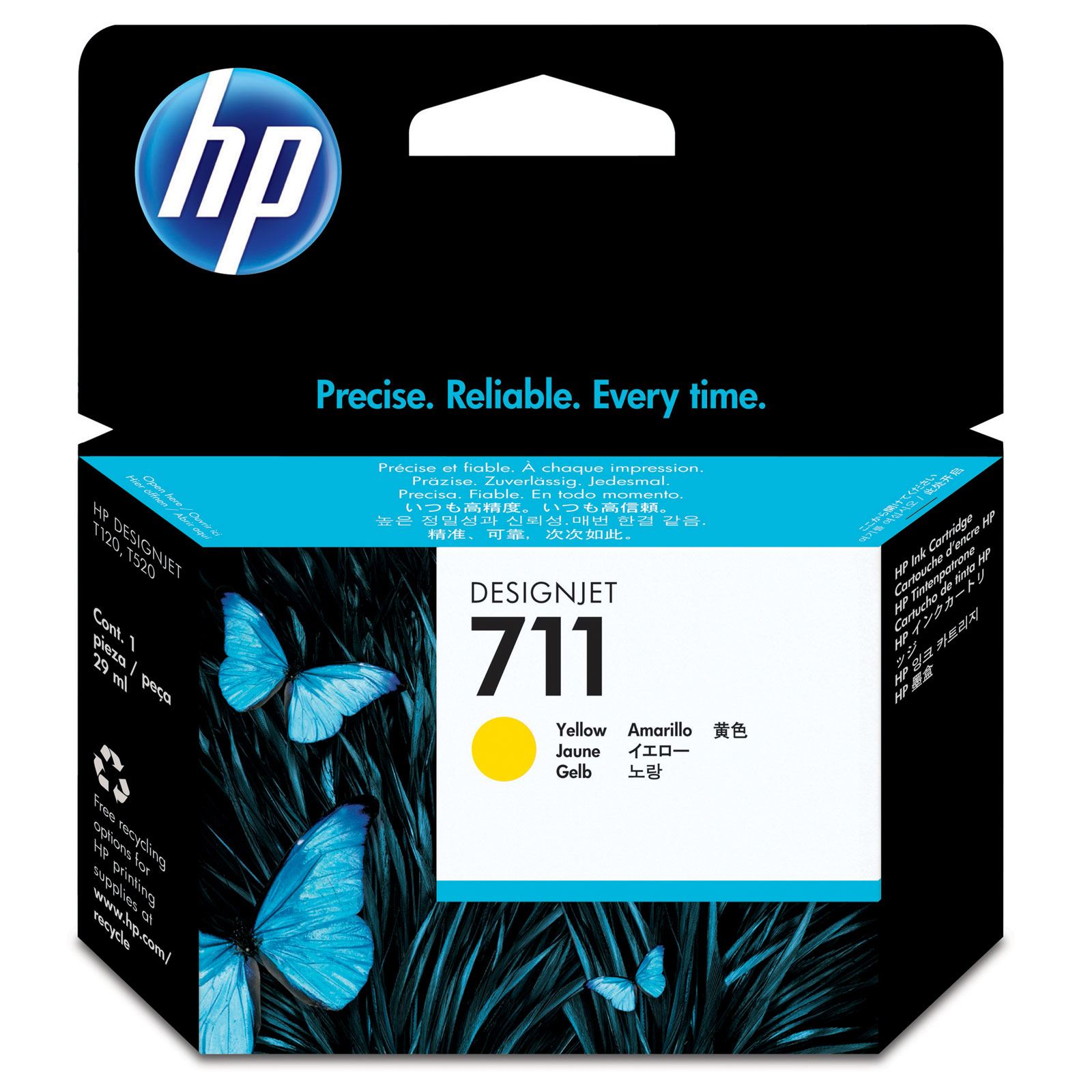 Cartus HP 711, Yellow