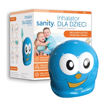 Aparat aerosoli Sanity Inhaler Kids, nebulizator cu compresor pentru copii si adulti Aparat aerosoli Sanity Inhaler Kids, nebulizator cu compresor pentru copii si adulti