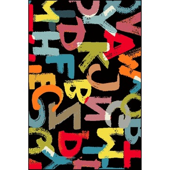 Covor Modern, Kolibri Litere, 11343-180, Multicolor, 120x170 cm, 2300 gr/mp Covor Modern, Kolibri Litere, 11343-180, Multicolor, 120x170 cm, 2300 gr/mp