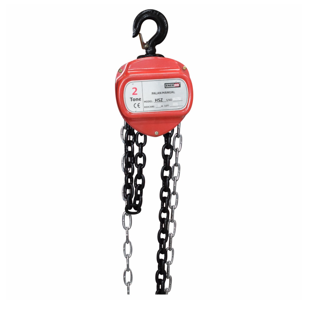 Palan manual cu lant 2T 3M Energo