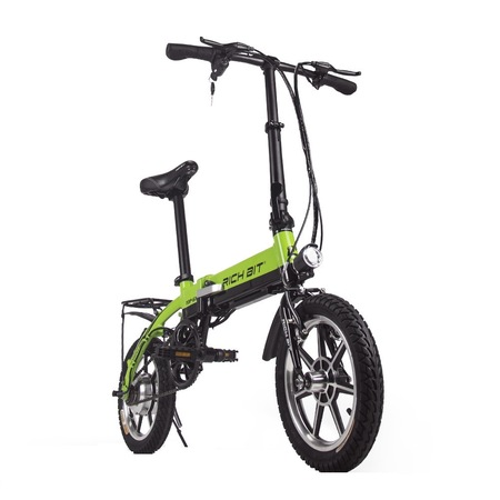 Bicicleta electrica, Rich Bit Top 618, roti 14 inch, 250 W, pliabil ...