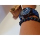 Bratara Roca Vulcanica Chakra Cruce Bleumarin Unisex