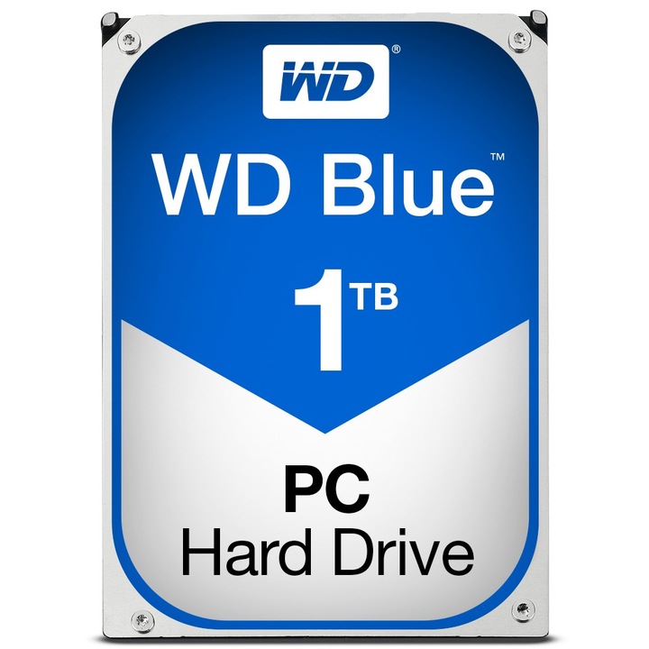 HDD WD Blue 1TB, 5400 об/мин, 64MB, SATA 3