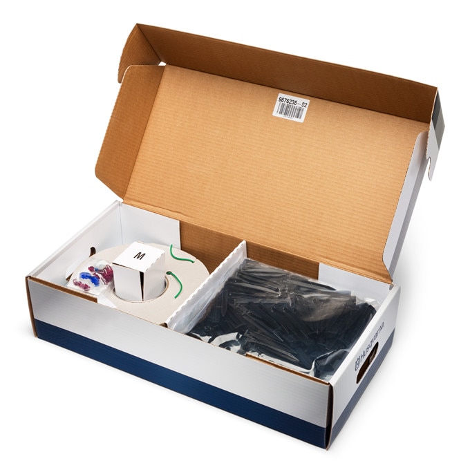 Kit de instalare pentru AUTOMOWER® - 250 metri fir + 400 buc cuie fixare + 5 conectori + 3 mufe de prelungire