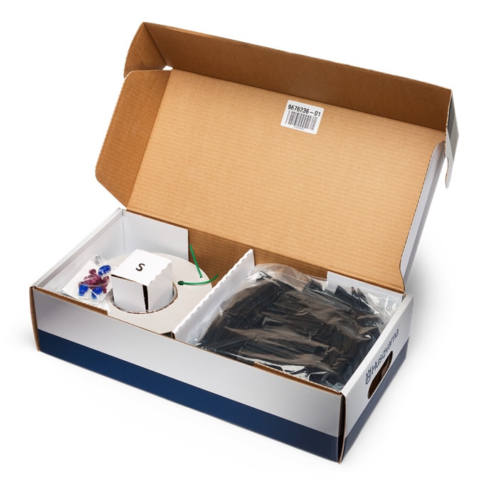 Kit de instalare pentru AUTOMOWER® - 150 metri fir + 300 buc cuie fixare + 5 conectori + 3 mufe de prelungire