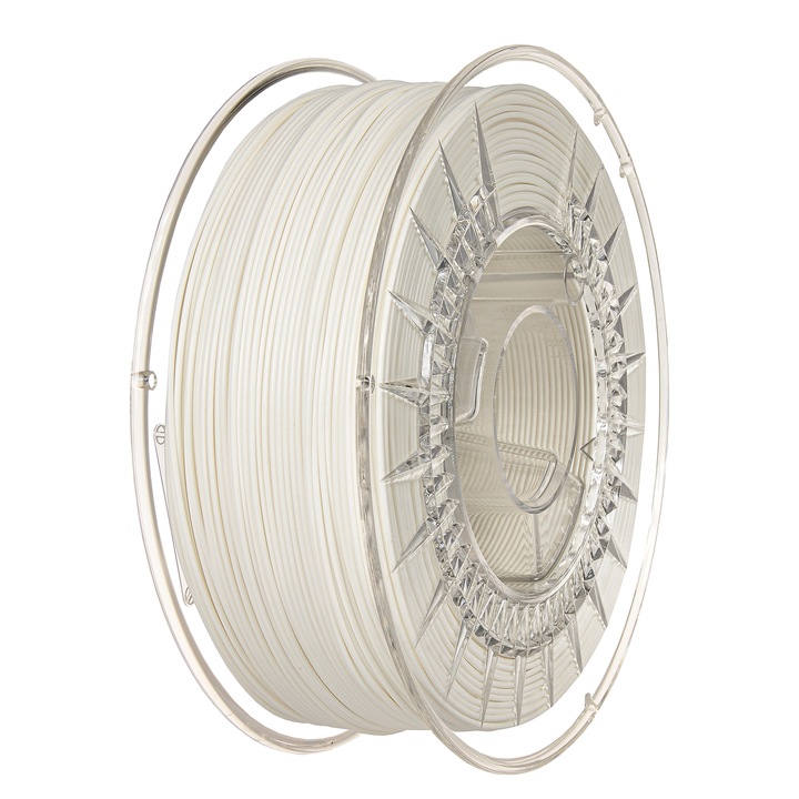 Filament PLA alb 1.75mm, 2kg, Devil Design, imprimanta 3D