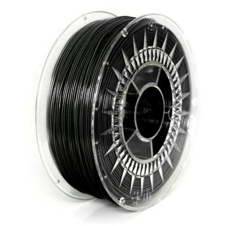 Filament TPU negru 1.75mm, 1kg, Devil Design, imprimanta 3D