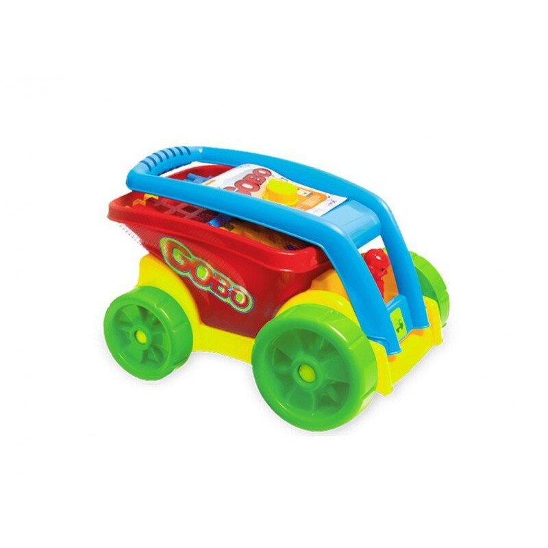 Vehicul Gobo Marioinex, Blocuri incluse, +3 ani, Plastic, Multicolor