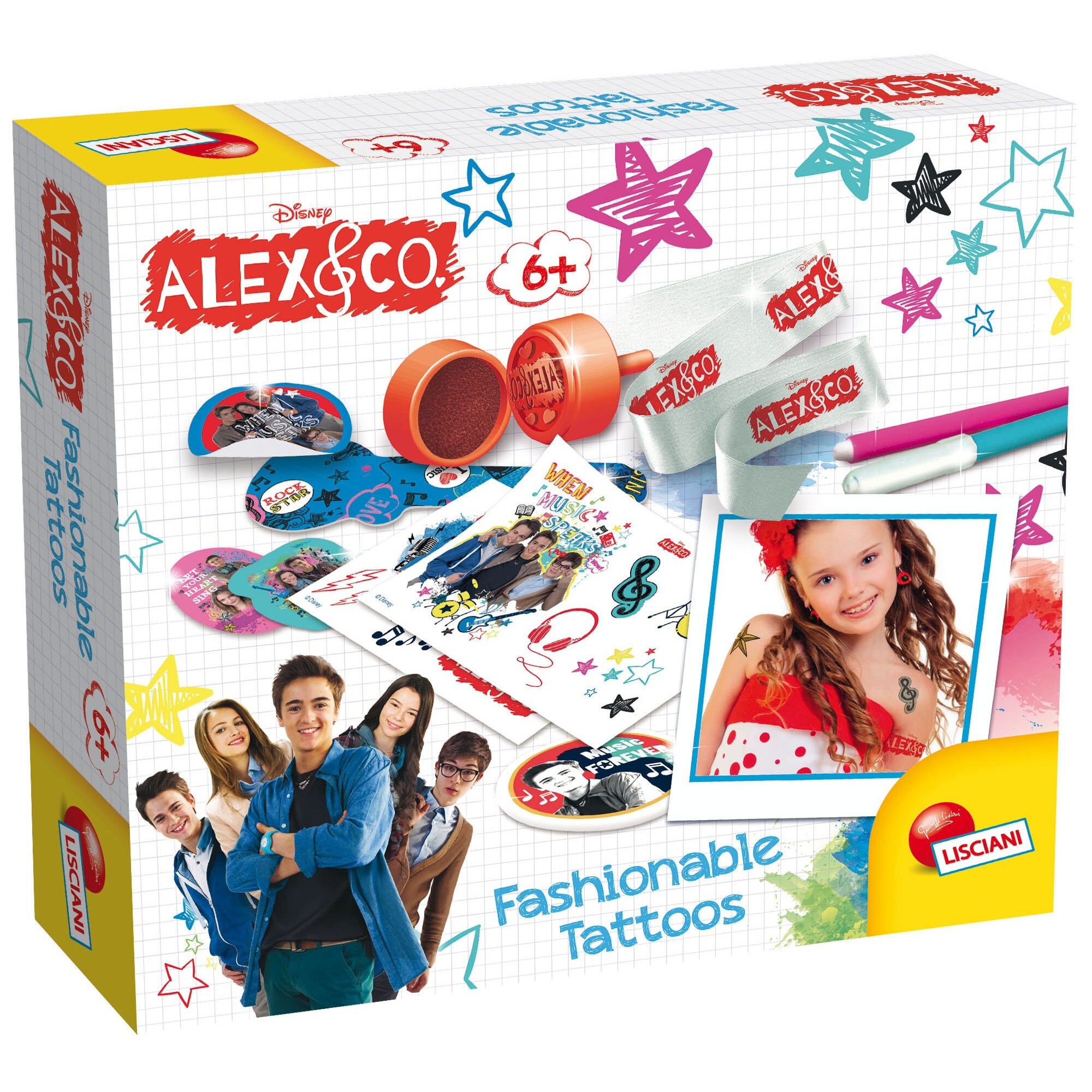 Set Lisciani, Alex & CO - Tatuaje fashion