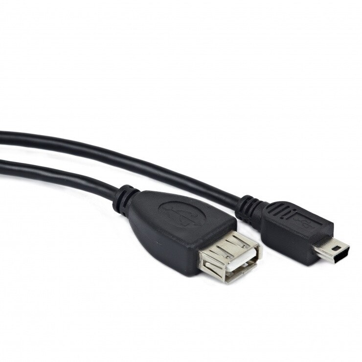 Cablu mini USB 2.0 Gembird, BM -> AF, OTG, 15cm