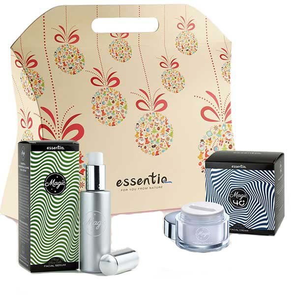 Set Magic Gift Box Regen Plus 40 Essentiq, Serul facial cu Celule Stem Magic by Essentiq, 30 ml + Crema cu Celule Stem Magic, 50 ml