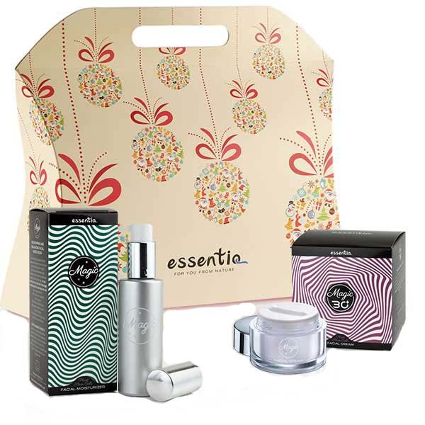 Set Magic Gift Box Hydra Plus 40 Essentiq, Hidratant Facial Celule Stem Magic, 30ml + Crema cu Celule Stem Magic, 50 ml