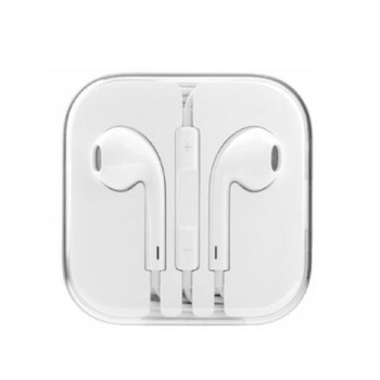 Casti EarPods Apple iPhone Cu Microfon Si Telecomanda In Blister Albe Casti EarPods Apple iPhone Cu Microfon Si Telecomanda In Blister Albe